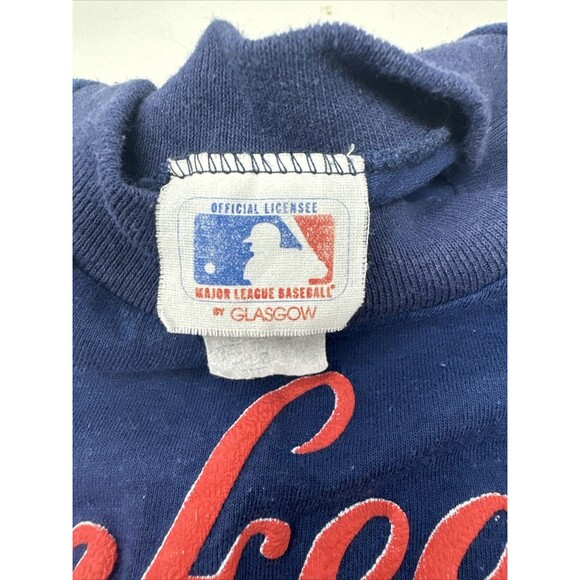 Vintage 90s Glasgow New York Yankees YOUTH BOYS T Shirt Baseball MLB Read - Picture 9 of 10